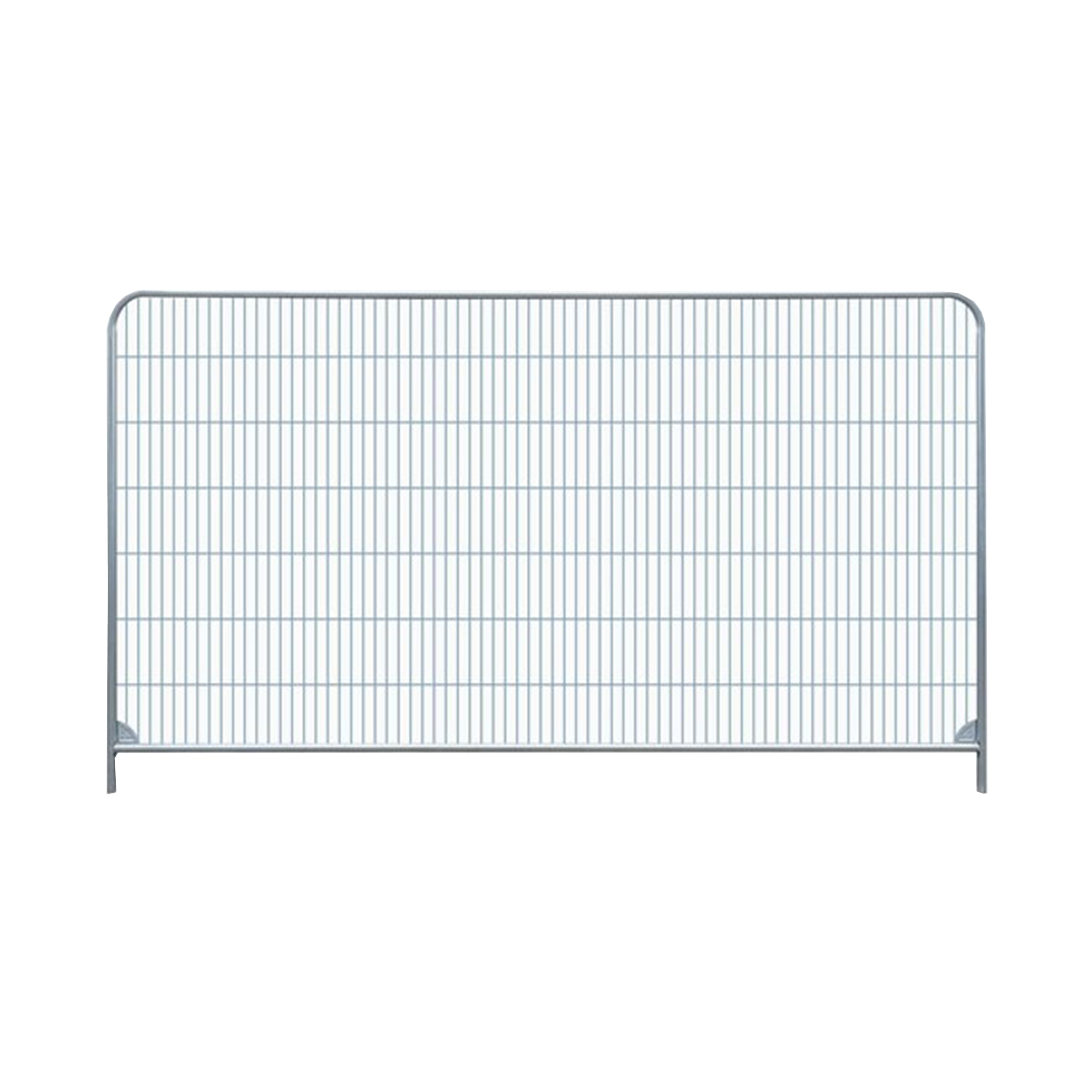 RT standard Anti-Climb construction fence standing on a white background, isolated product view