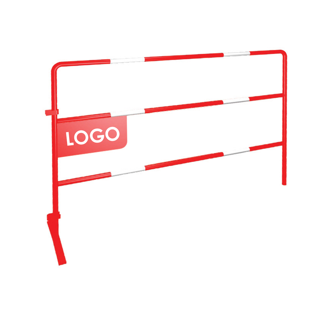 Steel Barrier - Side Plate with logo