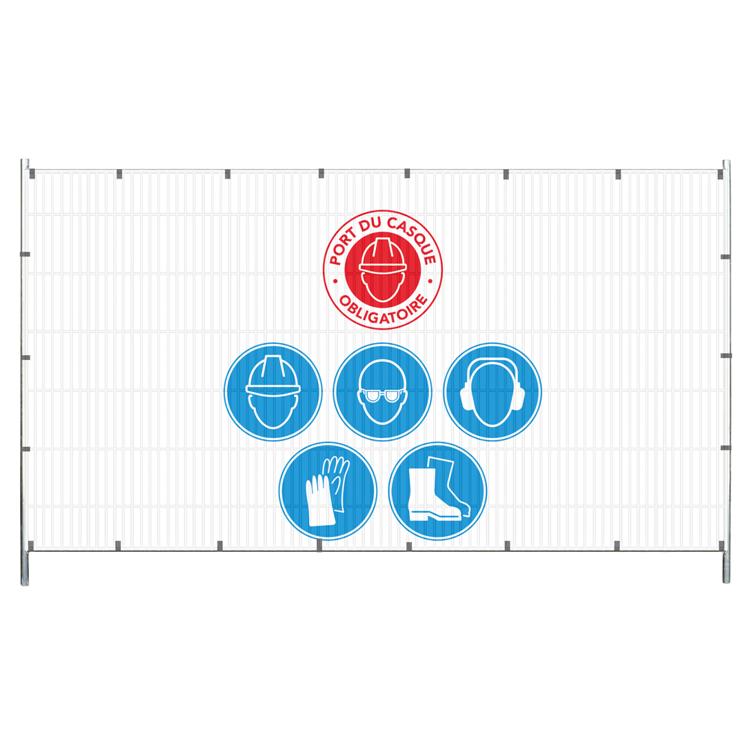 Sichtschutzplane bedruckt