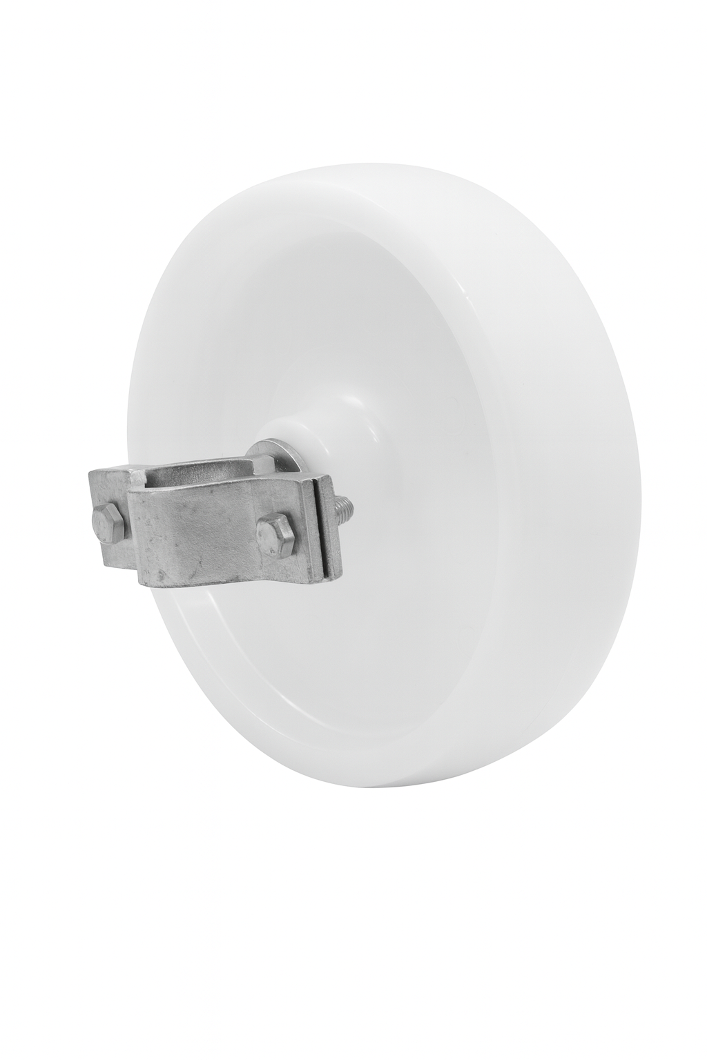 a side view of the gate wheel on a white background