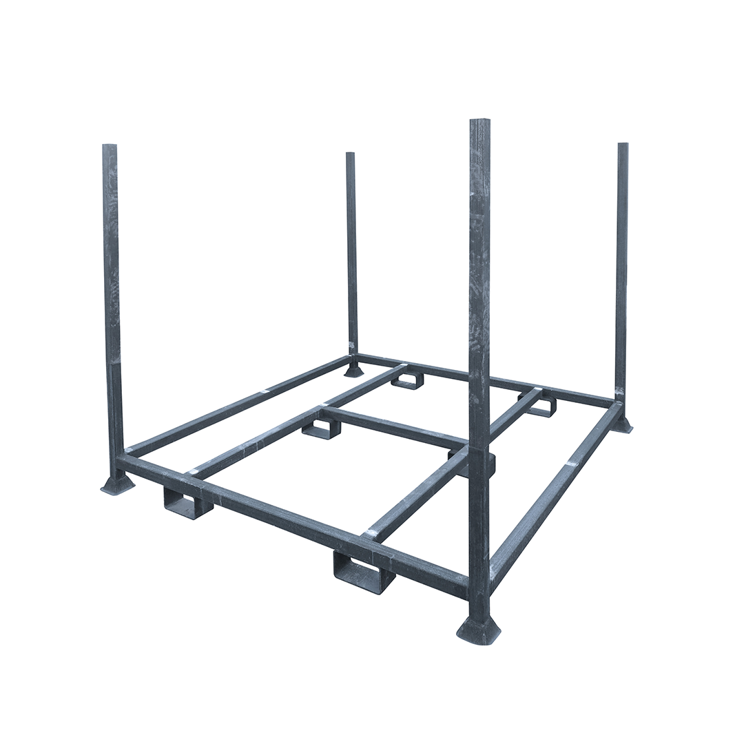 Stillage for Blockade Panels - Untreated. Heavy duty steel stillage for easy loading & storing of Blockade fence panels