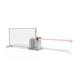 Mobile Boom Barrier - With fence panel
