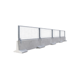 Reinforced Barrier With Mesh Panel