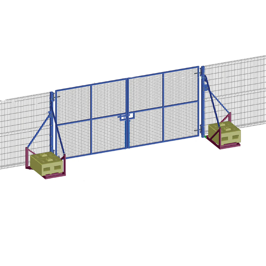 Vehicle Gate - Defender™ | Temporary Fencing Mesh Vehicle Gate