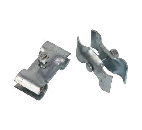 Galvanised steel Standard couplers for connecting temporary fencing panels